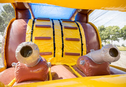 Buy inflatable 8 meter pirate themed obstacle course for kids. Order inflatable obstacle courses now online at JB Inflatables America