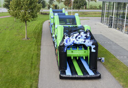 Get your 30 meter obstacle course in black and green online now. Order inflatable obstacle courses at JB Inflatables America