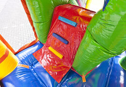 Order medium inflatable lion bouncer with slide for children. Buy inflatable bouncers online at JB Inflatables America