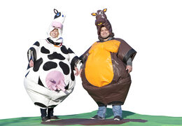 Order inflatable sumo suits in Cow & Bull theme for both young and old. Buy inflatable sumo suits online at JB Inflatables America