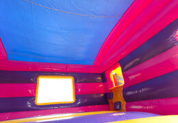 Buy inflatable indoor multiplay maxi multifun bounce house with slide in theme princess for children. Order bounce houses online at JB Inflatables America