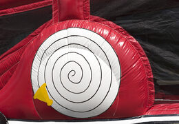 Order fire brigade obstacle course with 3D objects for kids. Buy inflatable obstacle courses online now at JB Inflatables America