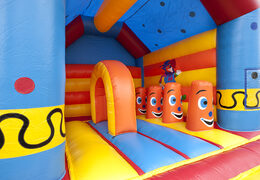 Order an inflatable multifun bouncer with roof and a 3D clown object for kids at JB Inflatables America. Buy bouncers online at JB Inflatables America