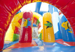 Order medium inflatable shark bounce house with slide for kids. Buy inflatable bounce houses online at JB Inflatables America