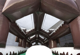 Buy unique inflatable roller track double in winter theme for both young and old. Order inflatable winter attractions now online at JB Inflatables America