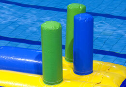 Order slide dolphin run with fun objects for both young and old. Buy inflatable water attractions online now at JB Inflatables America