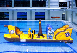 Spectacular inflatable ship in pirate theme for both young and old. Buy inflatable pool games online now at JB Inflatables America