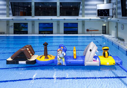 Order inflatable airtight mega run shark pool for both young and old. Buy inflatable pool games now online at JB Inflatables America