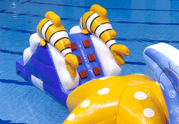 Obstacle course underwater world run with fun 3D objects for both young and old. Buy inflatable water attractions online now at JB Inflatables America