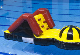 Order swimming pool adventure run with challenging obstacle objects for both young and old. Buy inflatable water attractions online now at JB Inflatables America