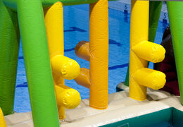 Order inflatable crocodile run assault course with fun objects for both young and old. Buy inflatable obstacle courses online now at JB Inflatables America