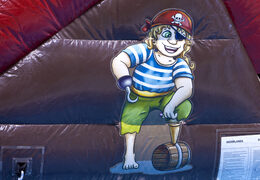 Order Double Zig Zag pirate obstacle course for both young and old. Buy inflatable pool obstacle courses online now at JB Inflatables America