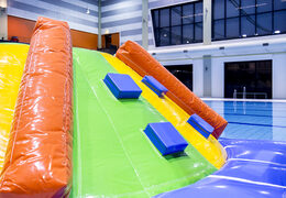 Buy a cool dolphin-themed slide for both young and old. Order inflatable pool games now online at JB Inflatables America