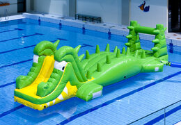 Order inflatable airtight crocodile run for both young and old. Buy inflatable water attractions online now at JB Inflatables America