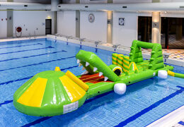 Order a unique inflatable slide in a crocodile theme for both young and old. Buy inflatable pool games now online at JB Inflatables America