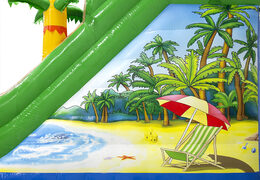 Buy the perfect inflatable slide in Beach theme for kids. Order inflatable slides now online at JB Inflatables America