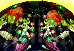 Inflatable tent for playing IPS games for sale