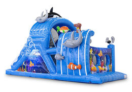 Order inflatable mini seaworld 9m obstacle course for children. Buy inflatable obstacle courses online now at JB Inflatables America