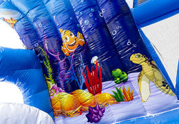 Order a mini seaworld 9m inflatable obstacle course with 3D objects for children. Buy inflatable obstacle courses online now at JB Inflatables America
