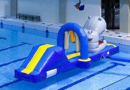 Buy an assault course hippo run with fun objects for both young and old. Order inflatable obstacle courses online now at JB Inflatables America