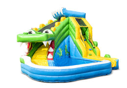 Buy multifunctional splashy crocodile  bounce house at JB Inflatables America. Order inflatable bounce houses online at JB Inflatables America 