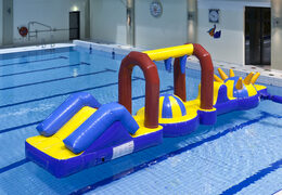 Buy Waterball Adventures run inflatable obstacle course with fun objects for both young and old. Order inflatable obstacle courses online now at JB Inflatables America