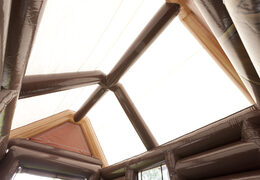 Order an inflatable Aprés Ski Hut with a standard size of 7 by 5 by 4 meters for both young and old. Buy inflatable winter attractions online now at JB Inflatables America