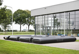 Panna soccer fields divided into three smaller fields, ideal for both smaller and larger sports activities. Buy inflatable panna soccer fields now online at JB Inflatables America