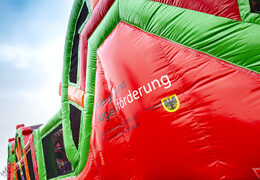 Buy custom inflatable Stadt Dormund Jugendamt obstacle course for both young and old. Order inflatable obstacle courses online now at JB Promotions America