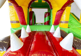 Order a small indoor inflatable multiplay jungleworld bounce house for children. Buy inflatable bounce houses online at JB Inflatables America