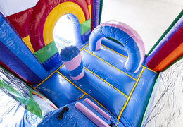 Buy bouncer in theme unicorn with slide for children. Order inflatable bouncers online at JB Inflatables America
