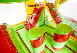 Multiplay jungle bouncer with a slide and buy 3D objects for kids. Order inflatable bouncers online at JB Inflatables America