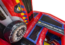 Custom Captian Jack Multiplay Fire Brigade Indoor inflatables are perfect for any events. Order custom-made bounce houses at JB Promotions America