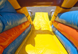 Buy indoor inflatable multiplay bouncer with slide in pirate ship theme for kids. Order inflatable bouncers online at JB Inflatables America