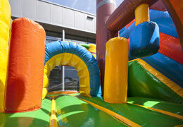 Order a small indoor inflatable multiplay bouncer in a pirate boat theme for children. Buy inflatable bouncers online at JB Inflatables America