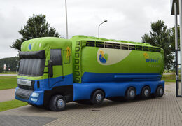 Order De Heus inflatable truck eye-catcher. Buy inflatable product replica online at JB Inflatables America