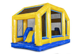 Order modular marble obstacle course, 19 meters long with appropriate 3D objects for kids. Buy inflatable obstacle courses online now at JB Inflatables America