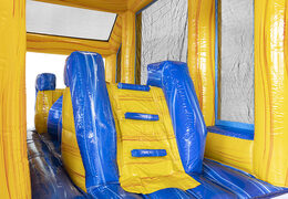 Buy inflatable modular 19 meter obstacle course in marble theme for kids. Order inflatable obstacle courses now online at JB Inflatables America