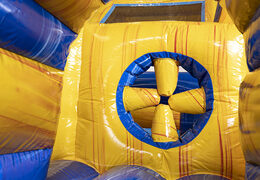 Order modular marble obstacle course 13.5 meters long with appropriate 3D objects for kids. Buy inflatable obstacle courses online now at JB Inflatables America