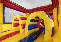 Order 13.5 meter long modular standard obstacle course with appropriate 3D objects for kids. Buy inflatable obstacle courses online now at JB Inflatables America