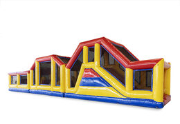 Buy a 19m modular standard obstacle course with appropriate 3D objects for children. Order inflatable obstacle courses now online at JB Inflatables America