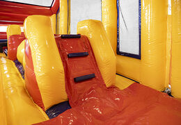 Order modular 19 meter long obstacle course in standard theme with appropriate 3D objects for children. Buy inflatable obstacle courses online now at JB Inflatables America