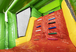 Order modular 13.5 meter long obstacle course in crocodile theme with matching 3D objects for children. Buy inflatable obstacle courses online now at JB Inflatables America