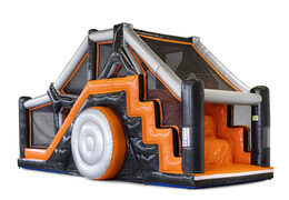 Buy Big Log Slide 40-piece modular obstacle course for children. Order inflatable obstacle courses online now at JB Inflatables America