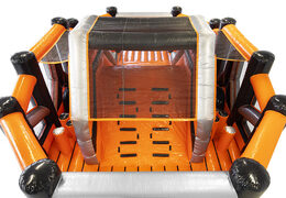 Order inflatable giant modular Dodge or Slide assault course for kids. Buy inflatable obstacle courses online now at JB Inflatables America