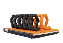 Order inflatable giant modular Spiral Platform assault course for kids. Buy inflatable obstacle courses online now at JB Inflatables America