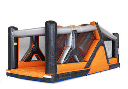 Order inflatable giant modular Tunnelslide obstacle course for kids. Buy inflatable obstacle courses online now at JB Inflatables America