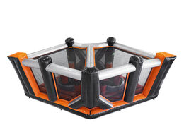 Order inflatable giant modular Pillar Dodge Corner assault course for kids. Buy inflatable obstacle courses online now at JB Inflatables America