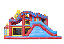 Order an obstacle course rollercoaster with 3D objects and beautiful animation images for kids. Buy inflatable obstacle courses online now at JB Inflatables America