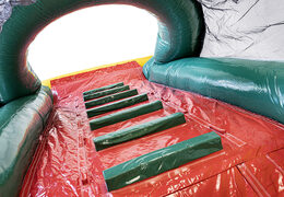 Buy a large inflatable dinopark rollerslide for both young and old. Order inflatable roller track now online at JB Promotions America